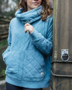 Women's Clementine Quilted High Neck