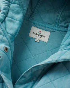 Women's Clementine Quilted Popper Up Hoodie