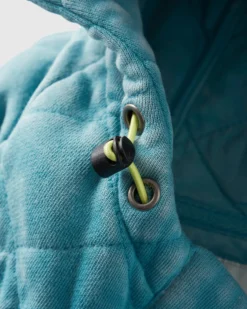 Women's Clementine Quilted Popper Up Hoodie