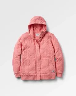 Women's Clementine Quilted Popper Up Hoodie