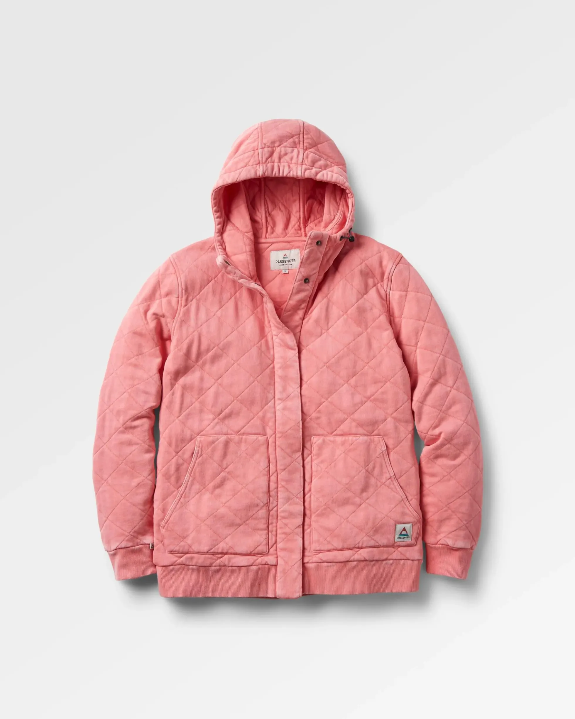 Women's Clementine Quilted Popper Up Hoodie