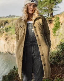 Women's Cloudy Deep-Pile Sherpa Fleece Shirt