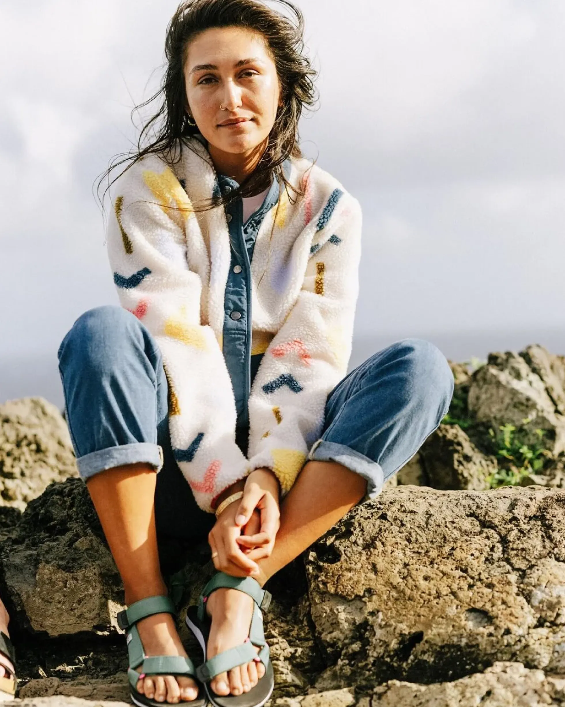 Women's Clover Deep-Pile Sherpa Fleece
