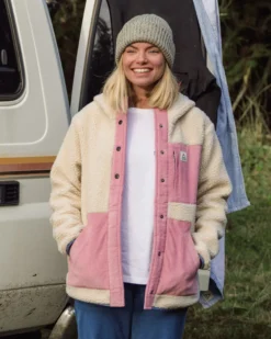 Women's Clover Sherpa Hooded Fleece