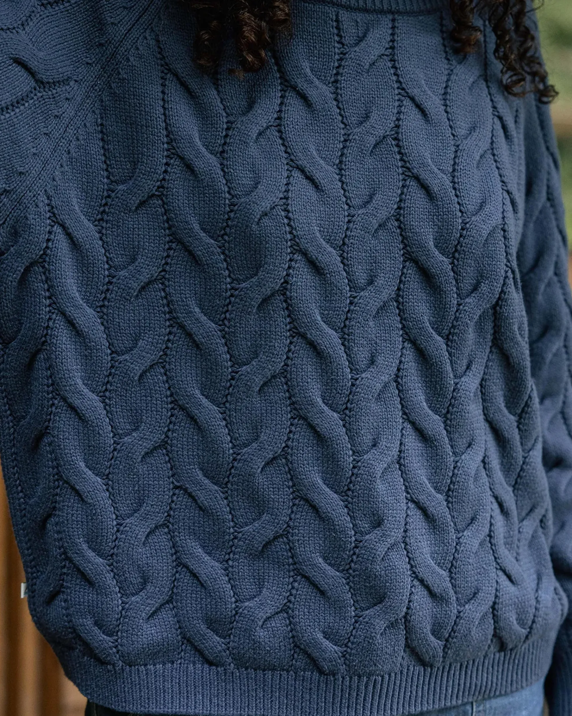 Women's Comfort Stripe Organic Knitted Jumper