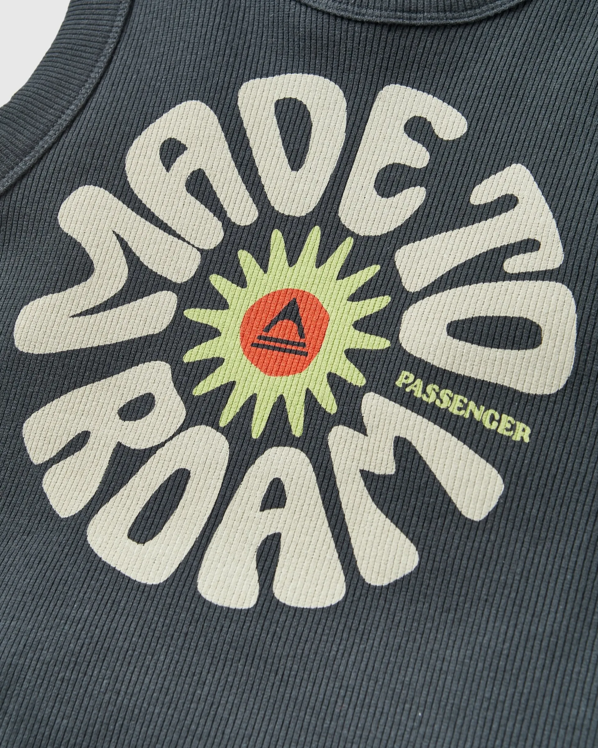 Women's Easy Days Ribbed Graphic Cropped Vest