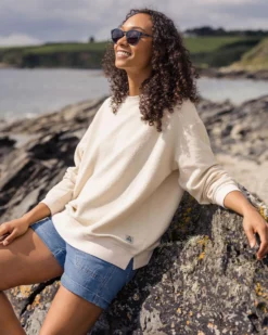 Women's Fauna Organic Cotton Textured Sweatshirt