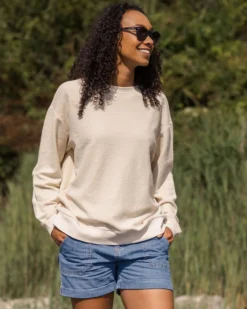 Women's Fauna Organic Cotton Textured Sweatshirt