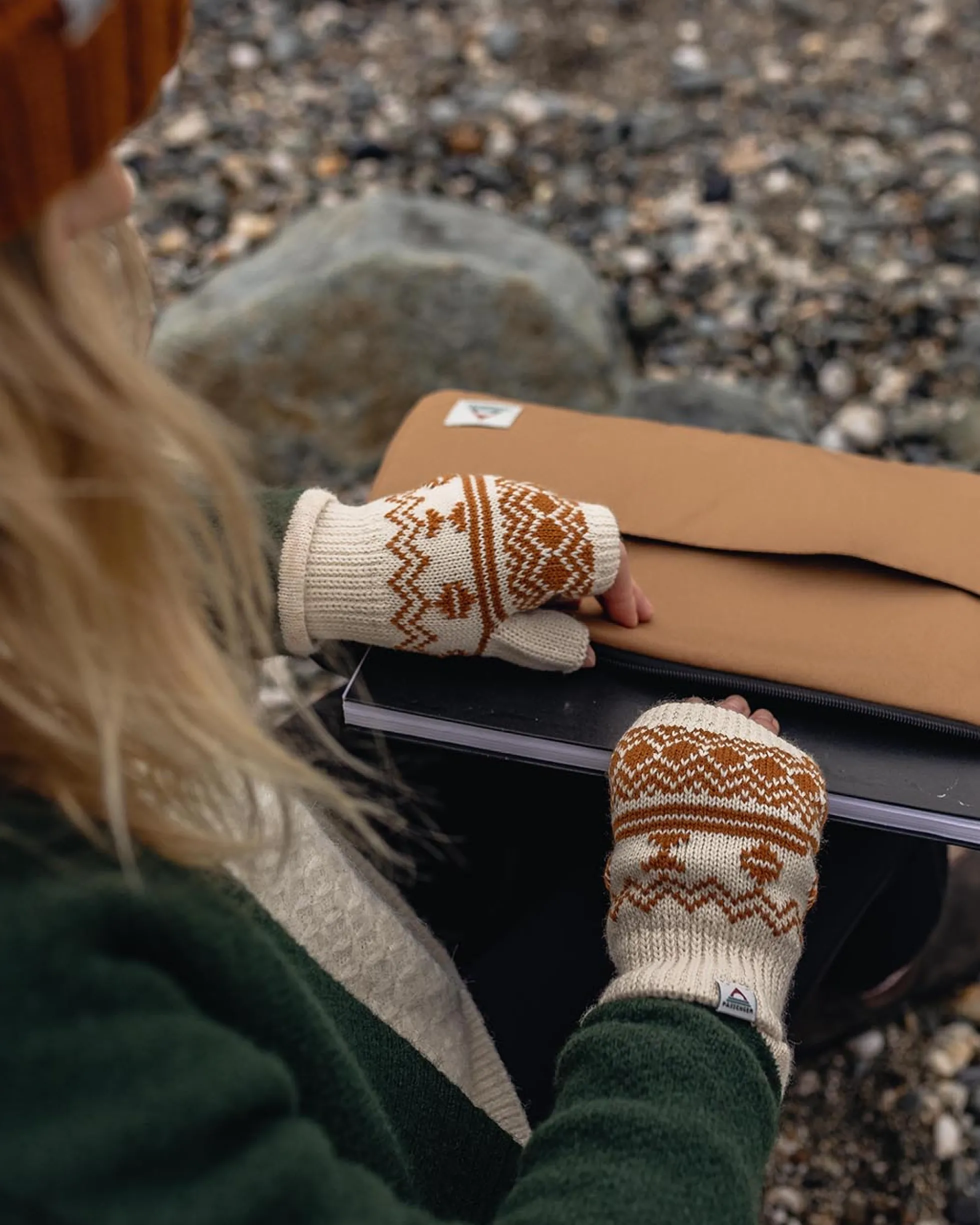 Women's Flurry Fleece Lined Fingerless Mittens