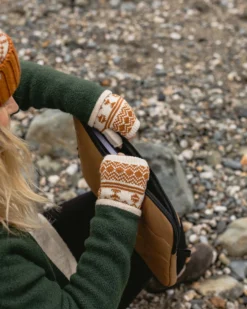 Women's Flurry Fleece Lined Fingerless Mittens