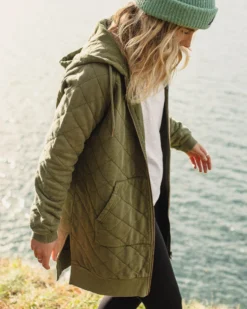 Women's Getaway Quilted Full Zip Hoodie