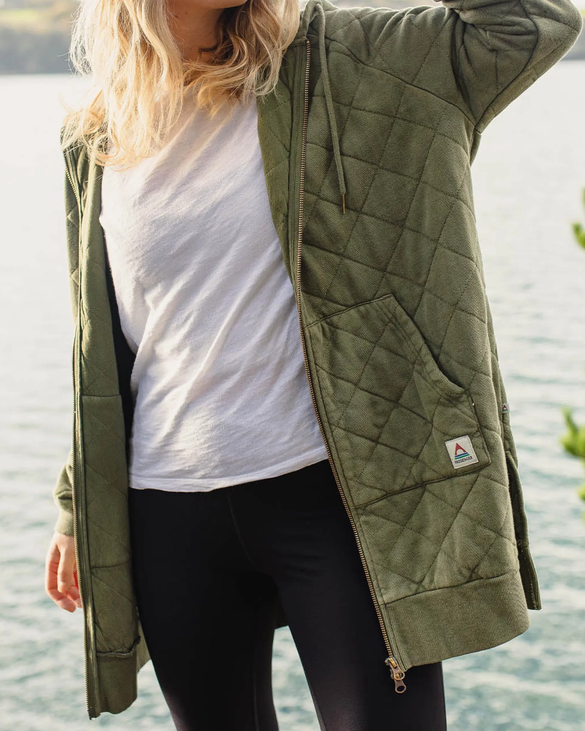 Women's Getaway Quilted Full Zip Hoodie