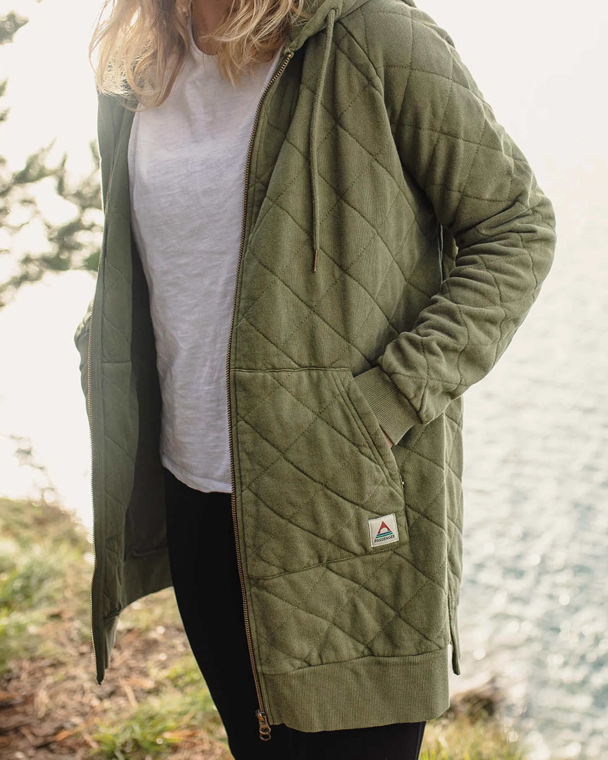 Women's Getaway Quilted Full Zip Hoodie