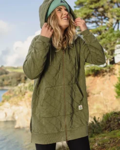 Women's Getaway Quilted Full Zip Hoodie