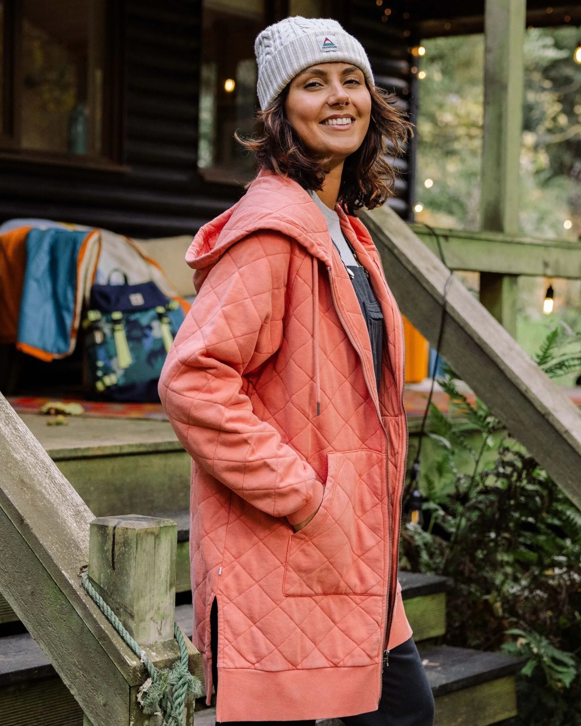 Women's Getaway Quilted Full Zip Hoodie