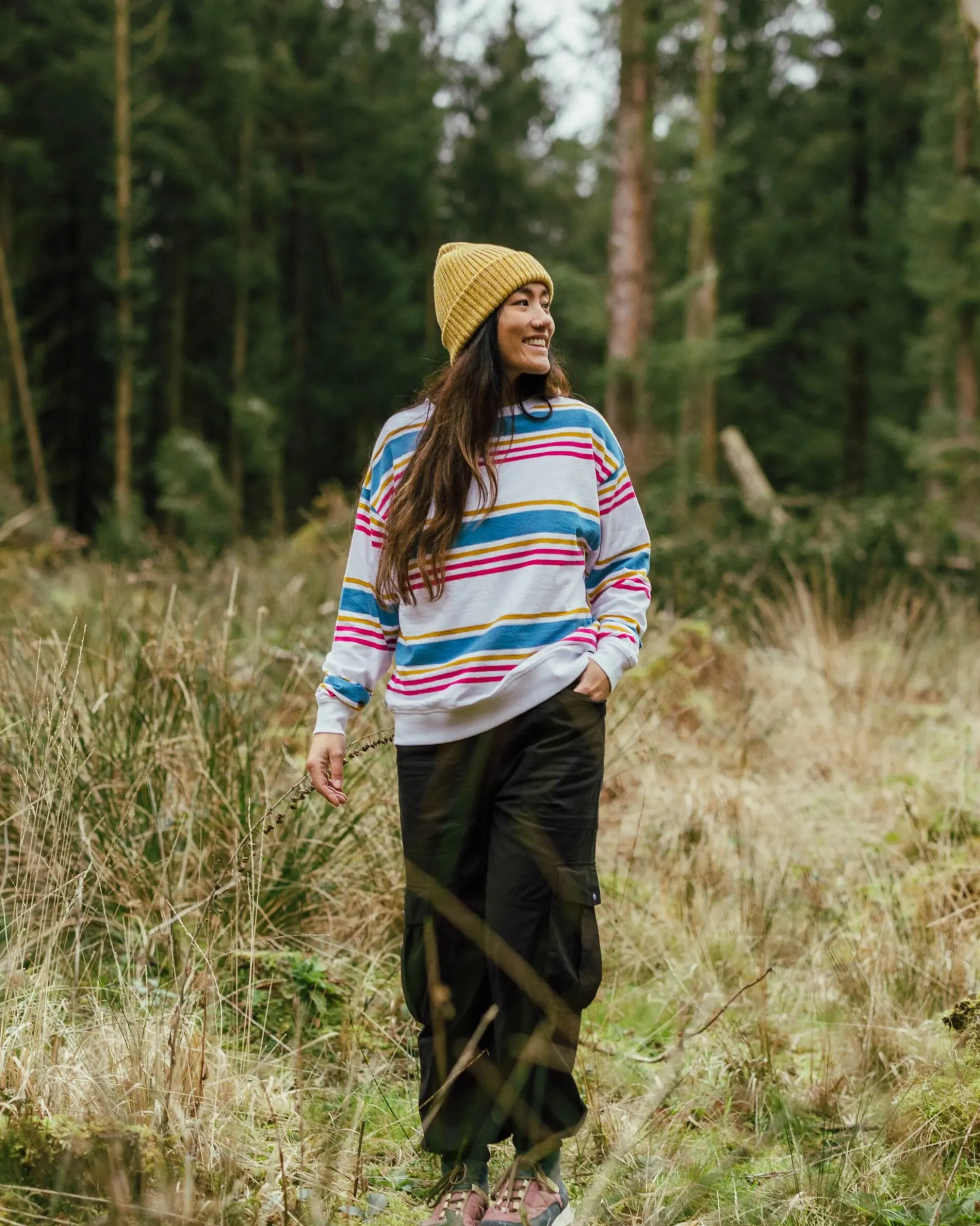 Women's Graceful Textured LS Top