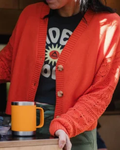 Women's Grace Open Knit Cardigan
