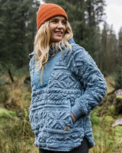 Women's Holistic Sherpa Hooded Fleece