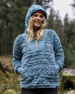 Women's Holistic Sherpa Hooded Fleece