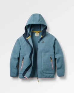Women's Home Full Zip Hooded Sherpa Fleece