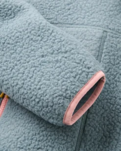 Women's Home Full Zip Hooded Sherpa Fleece