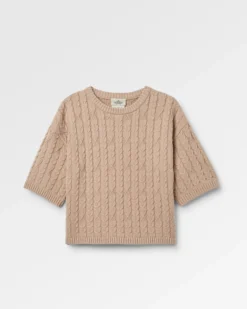 Women's Homely Short Sleeve Knitted Jumper