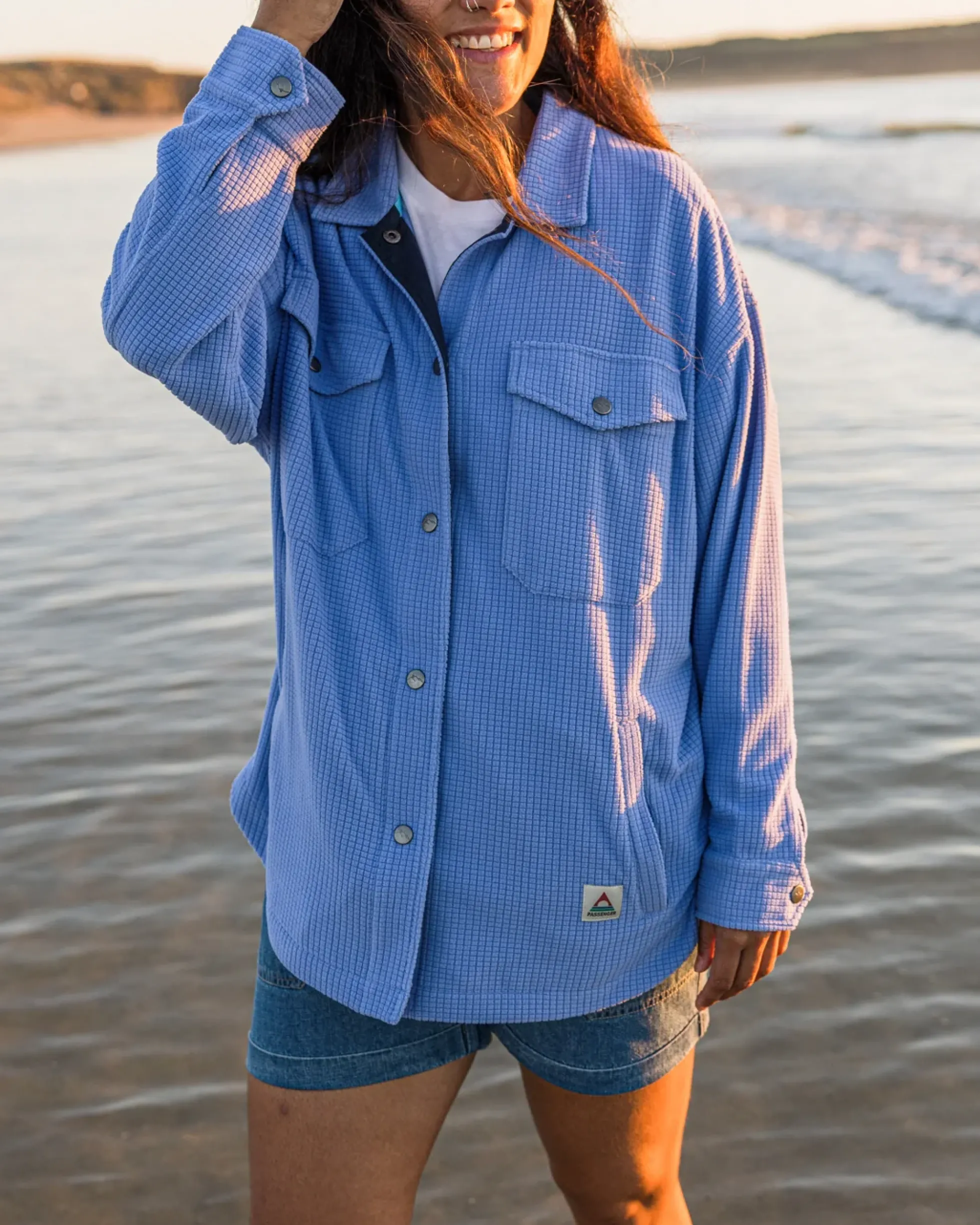 Women's Iguazu Grid Polar Fleece Shirt