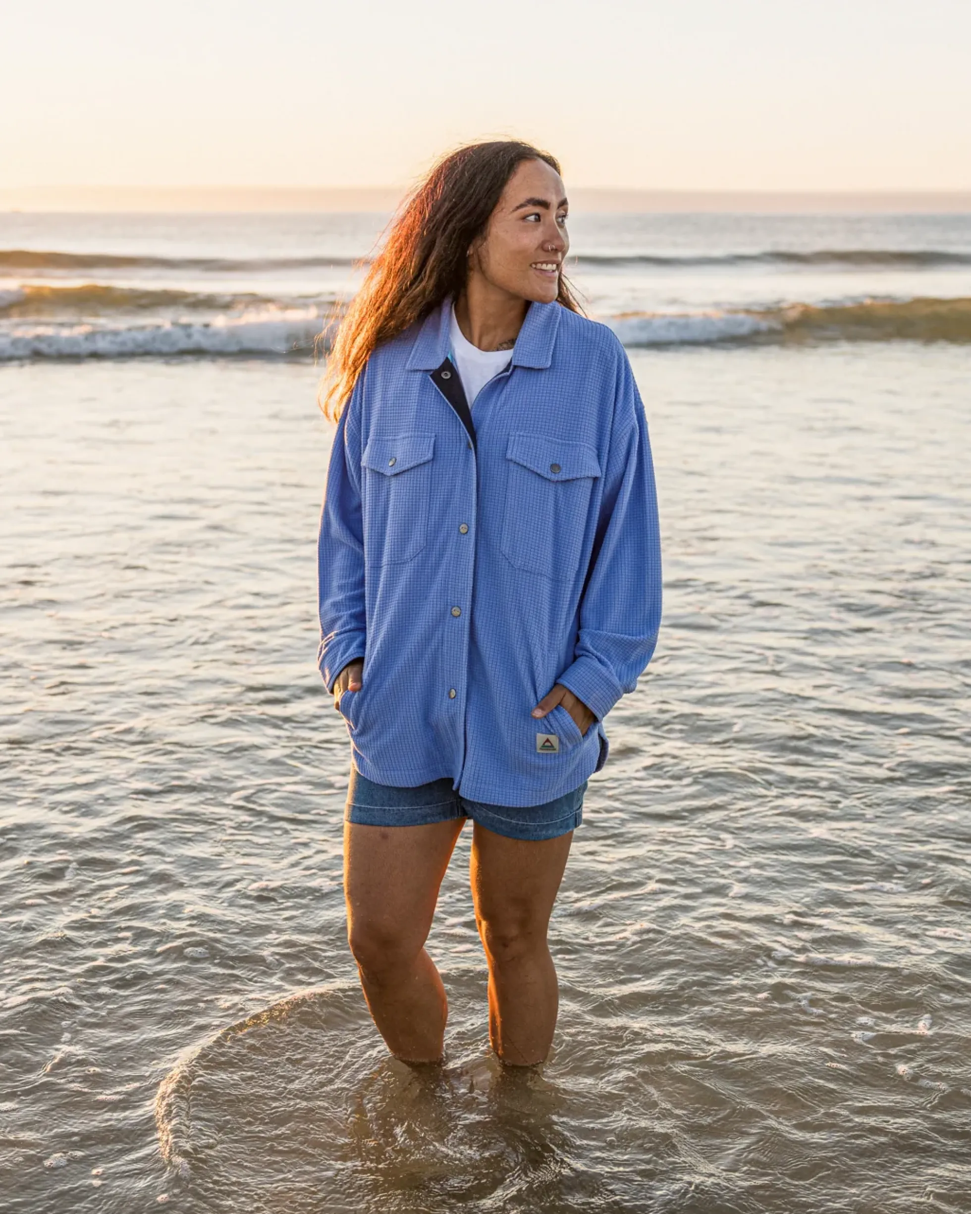 Women's Iguazu Grid Polar Fleece Shirt