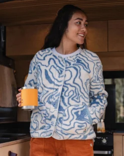 Women's Iris Collarless Fleece