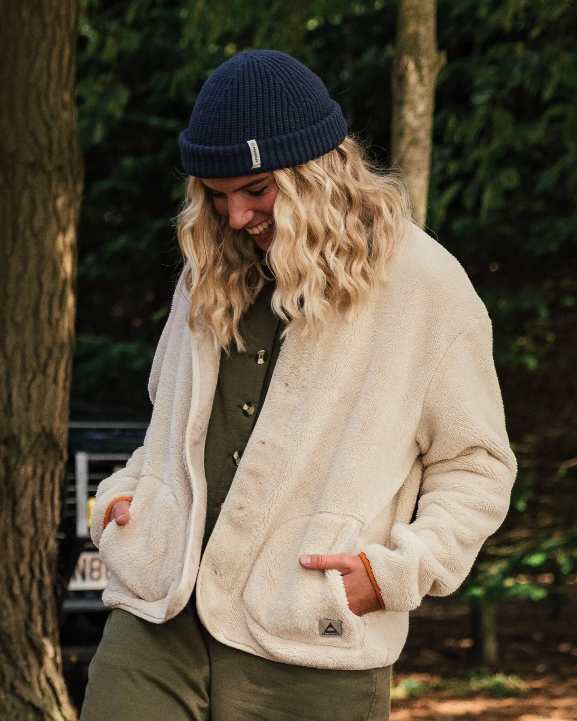 Women's Iris Collarless Fleece Jacket