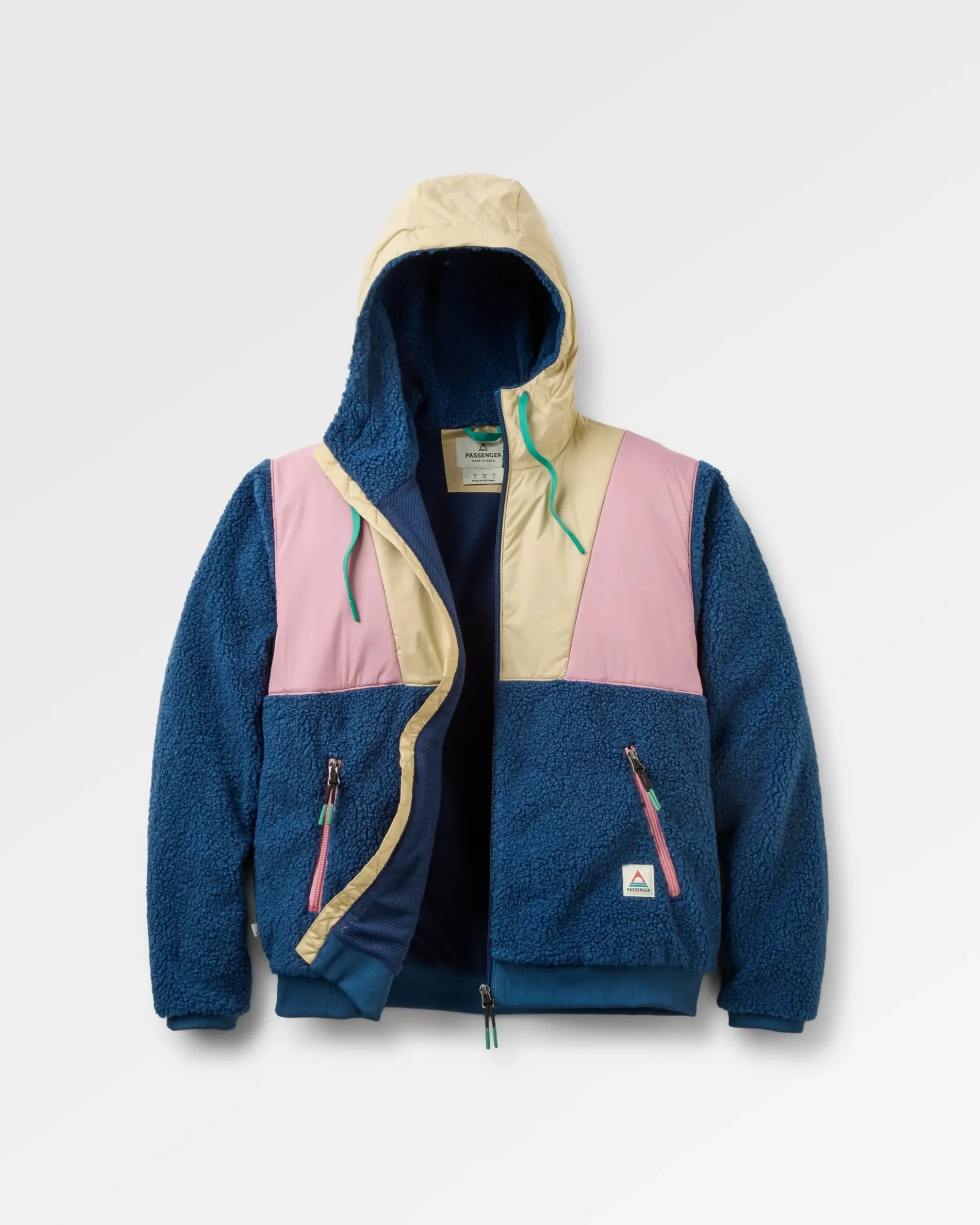 Women's Joy Full Zip Lined Hooded Sherpa Fleece