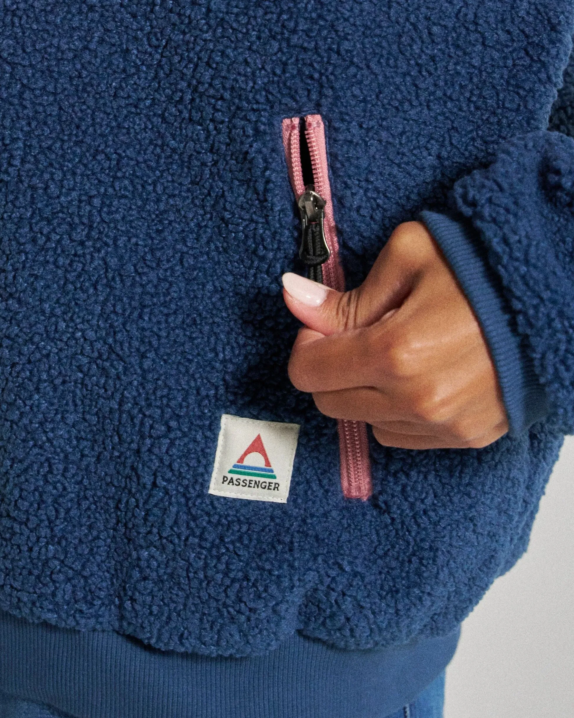 Women's Joy Full Zip Lined Hooded Sherpa Fleece