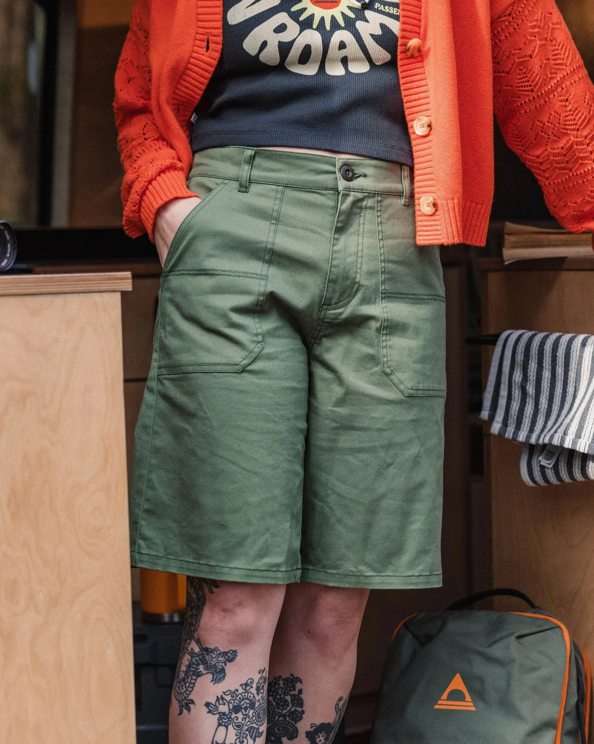 Women's Lani Organic Twill Long Short