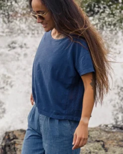 Women's Magnolia Crochet Trim T-Shirt