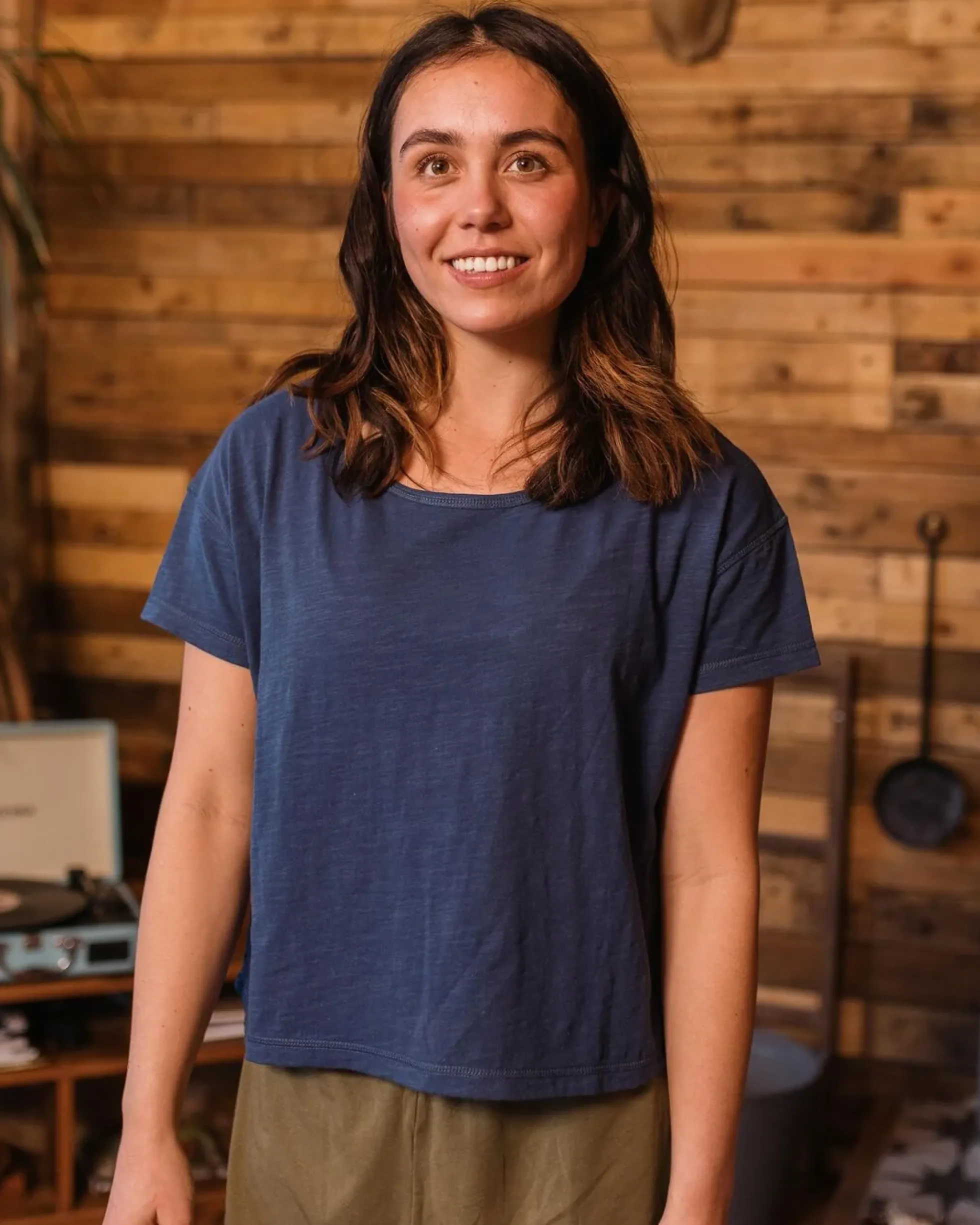 Women's Magnolia Crochet Trim T-Shirt
