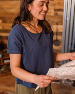 Women's Magnolia Crochet Trim T-Shirt