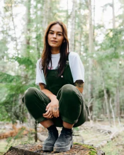 Women's Meadows Organic Cotton Corduroy Dungarees