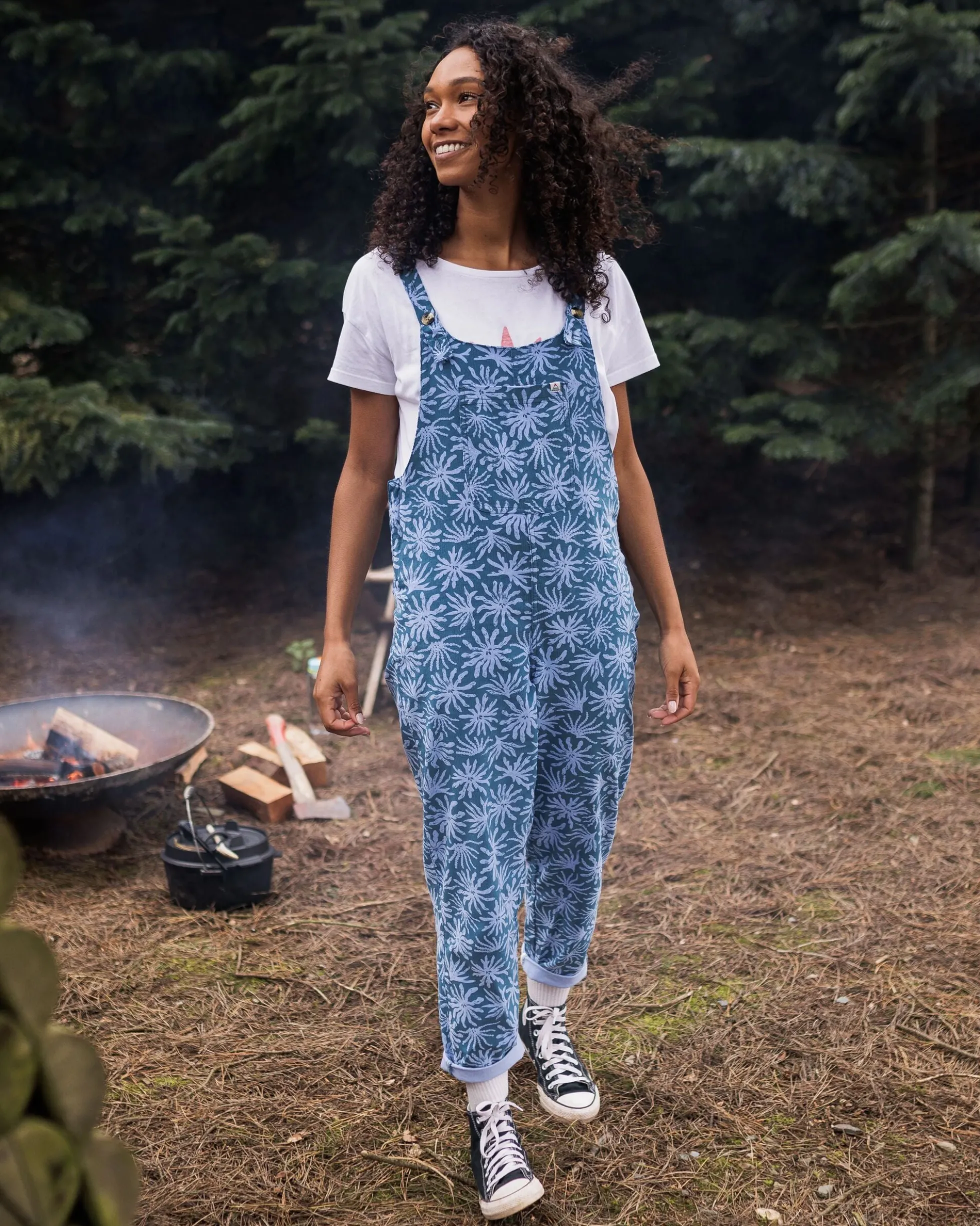 Women's Meadows Organic Cotton Cord Dungarees