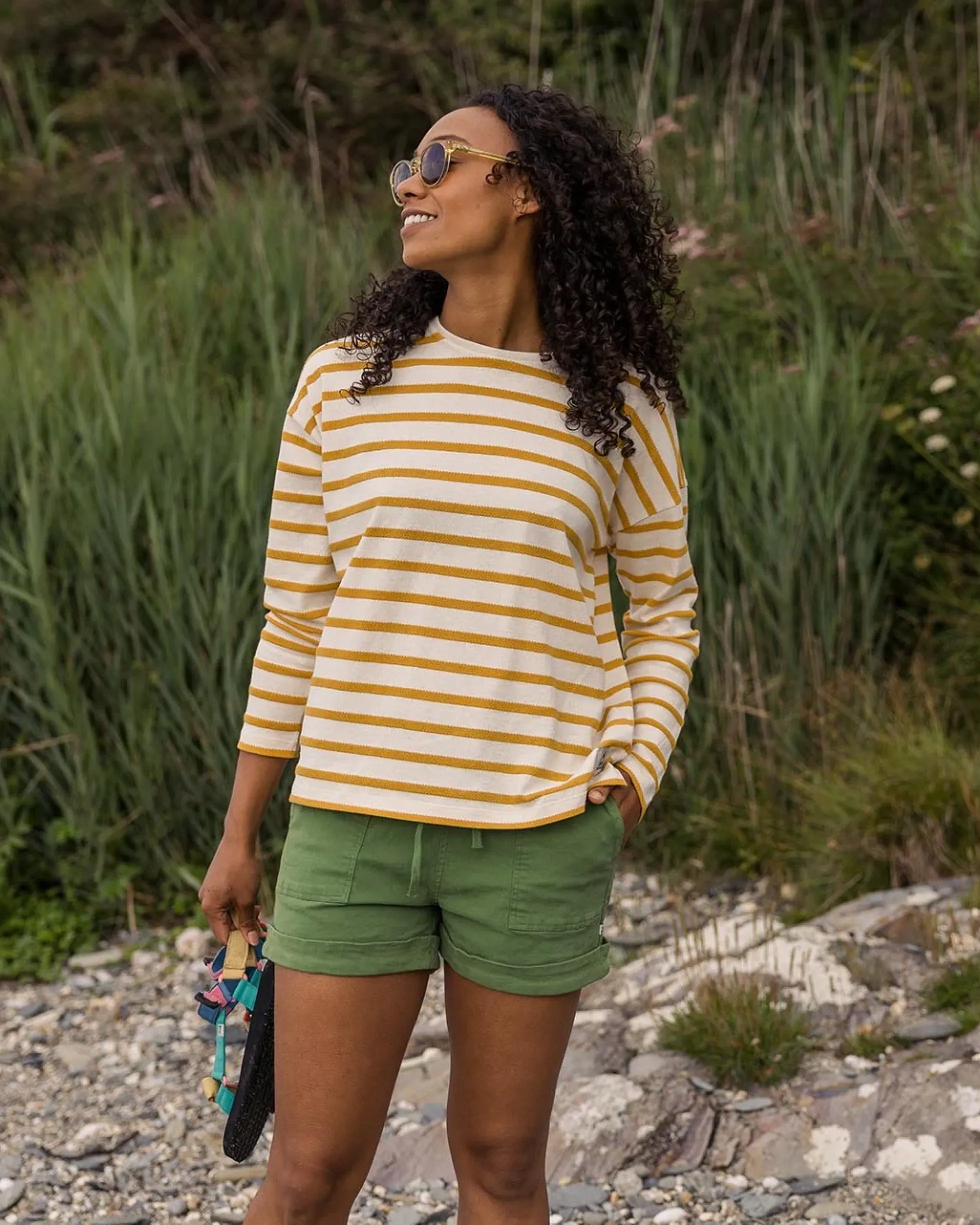 Women's Misty Stripe LS T-Shirt