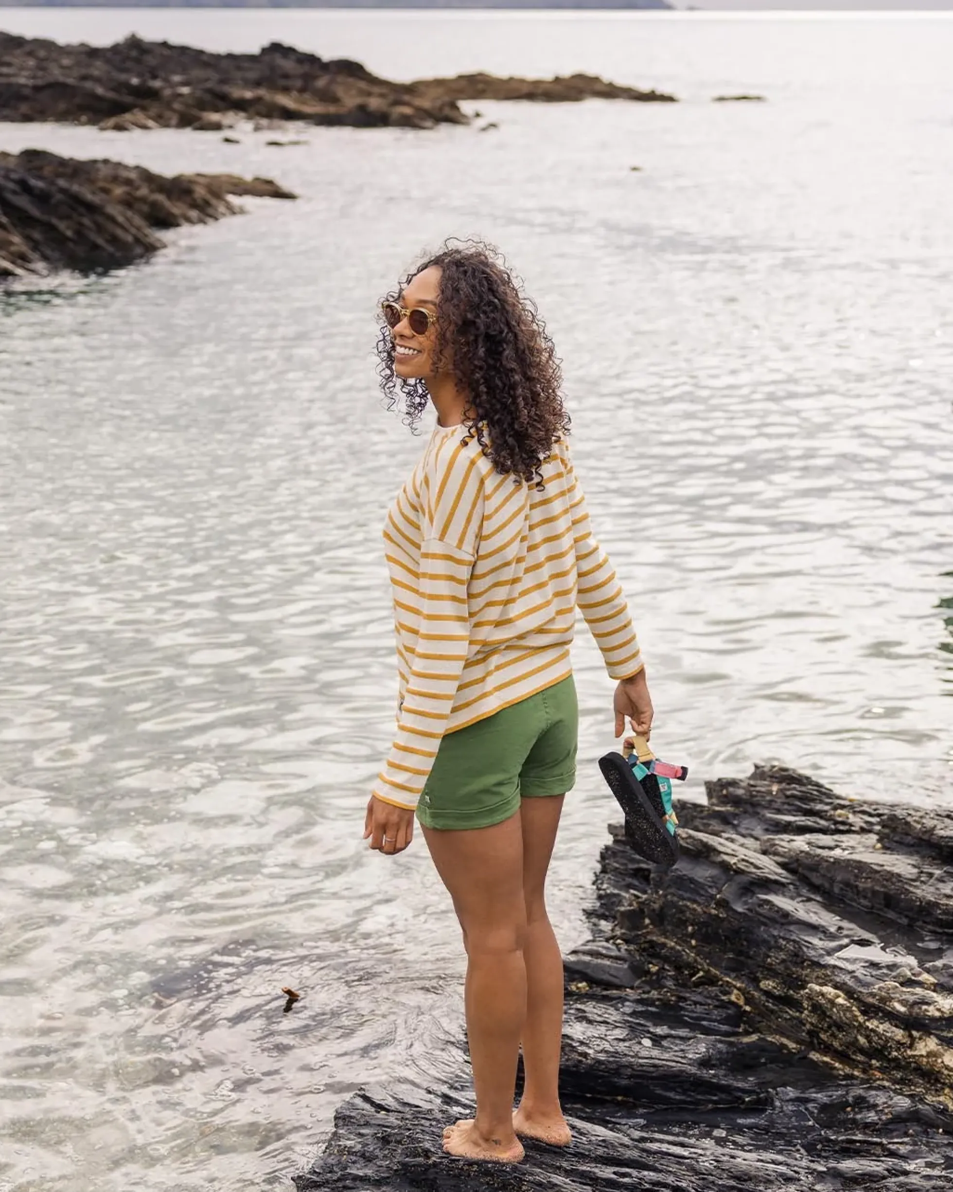 Women's Misty Stripe LS T-Shirt