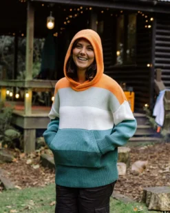 Women's Moments Oversized Organic Cotton Knitted Hoodie