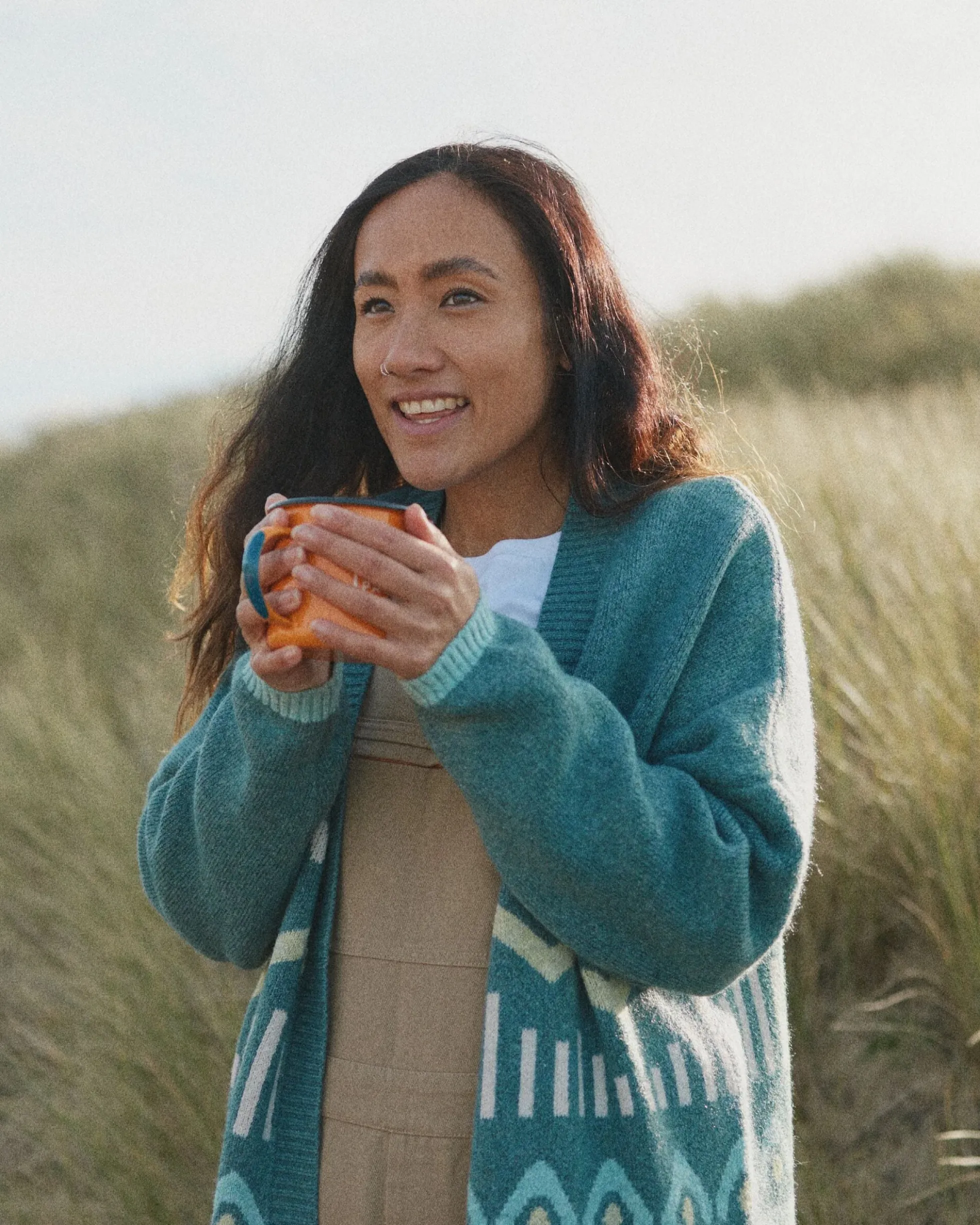 Women's Nettle Knitted Cardigan