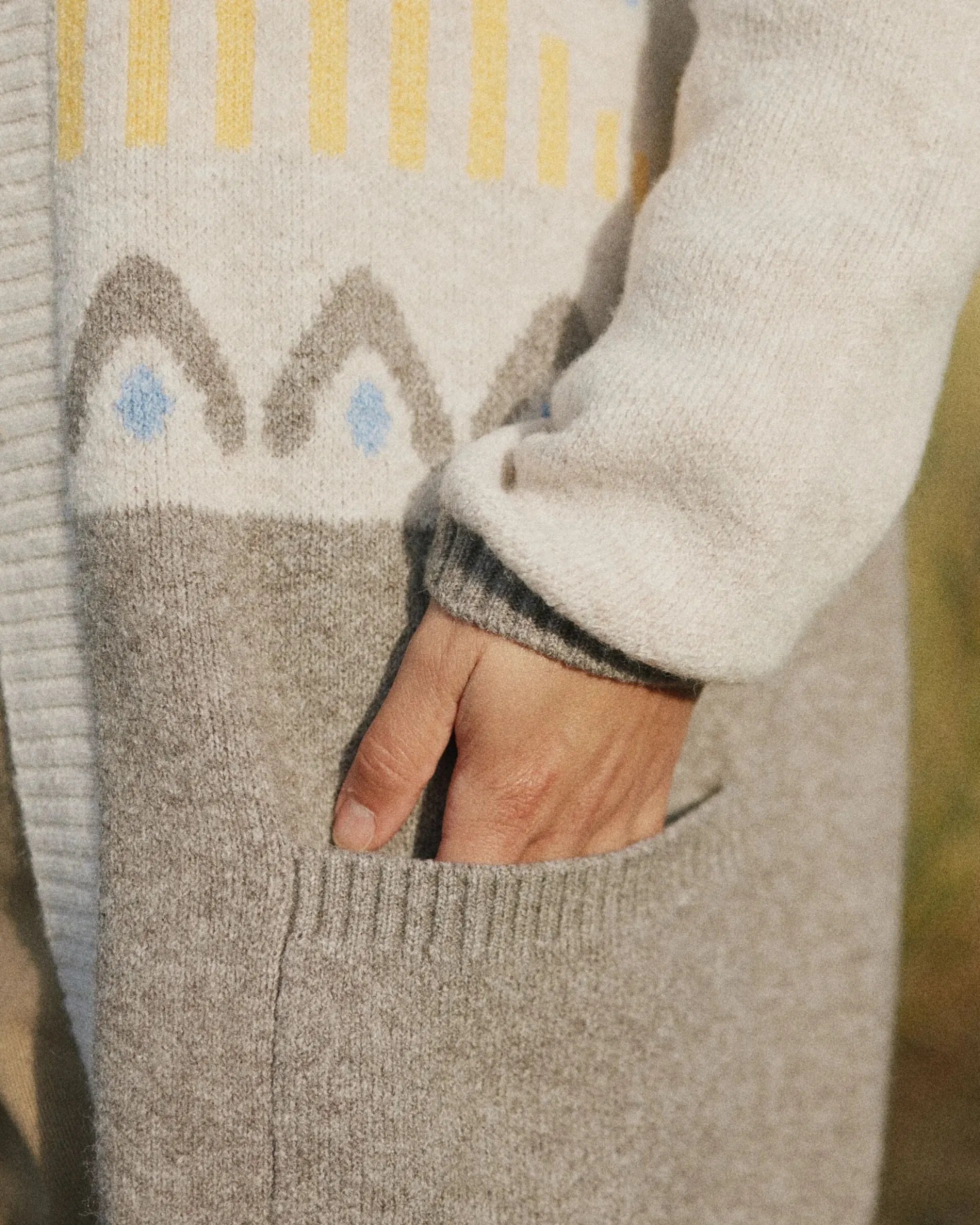 Women's Nettle Knitted Cardigan