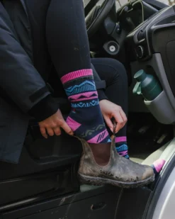 Women's Nettle Organic Patterned Socks
