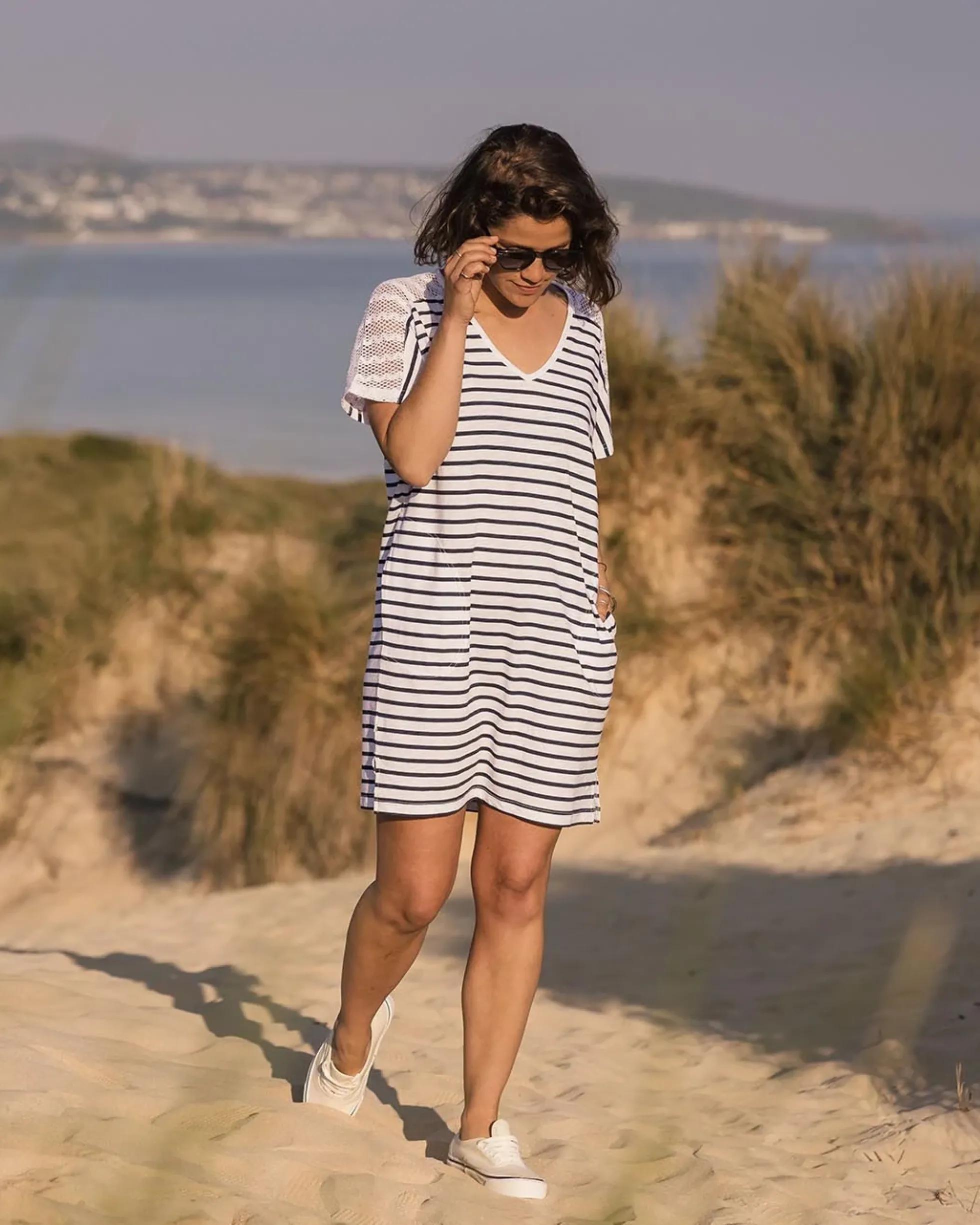 Women's Olive Oversized T-Shirt Dress