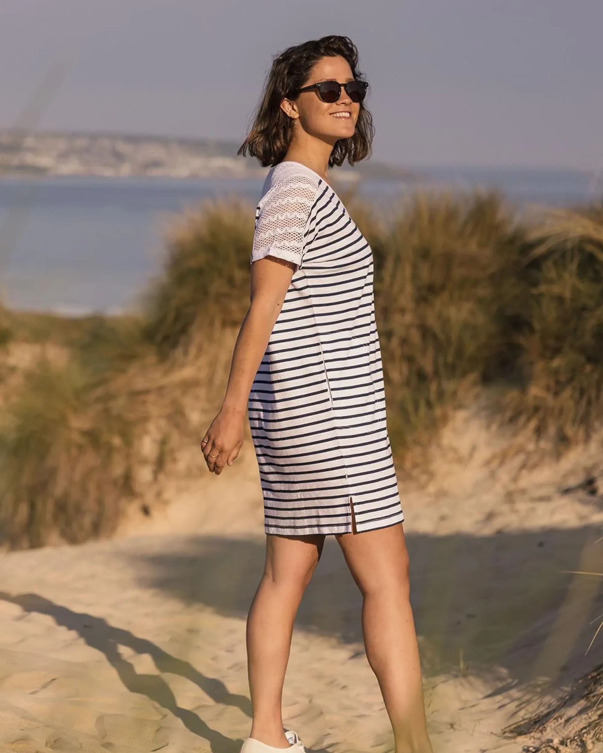Women's Olive Oversized T-Shirt Dress