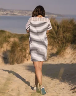 Women's Olive Oversized T-Shirt Dress