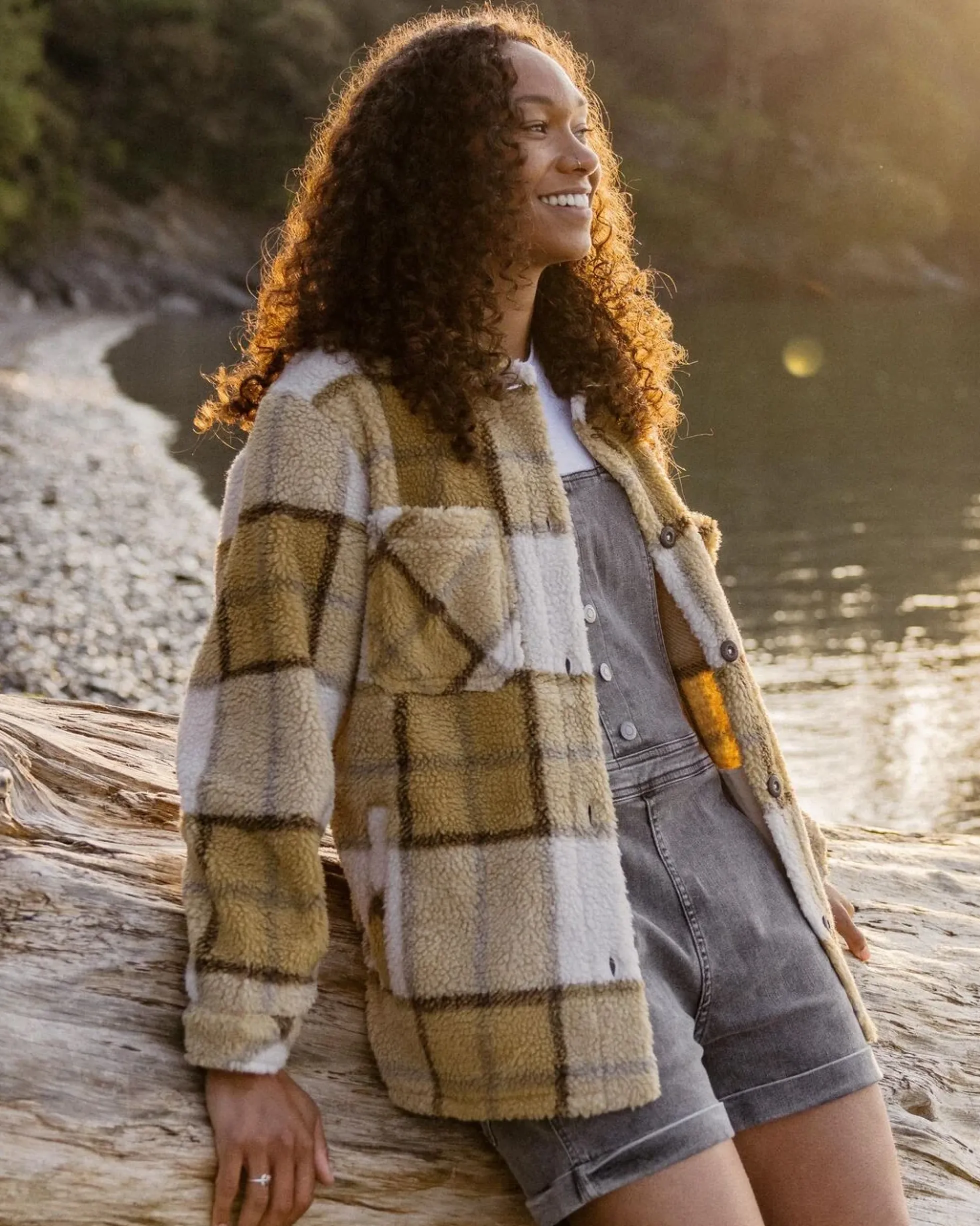 Women's Olympus Yarn Dye Sherpa Fleece Shirt