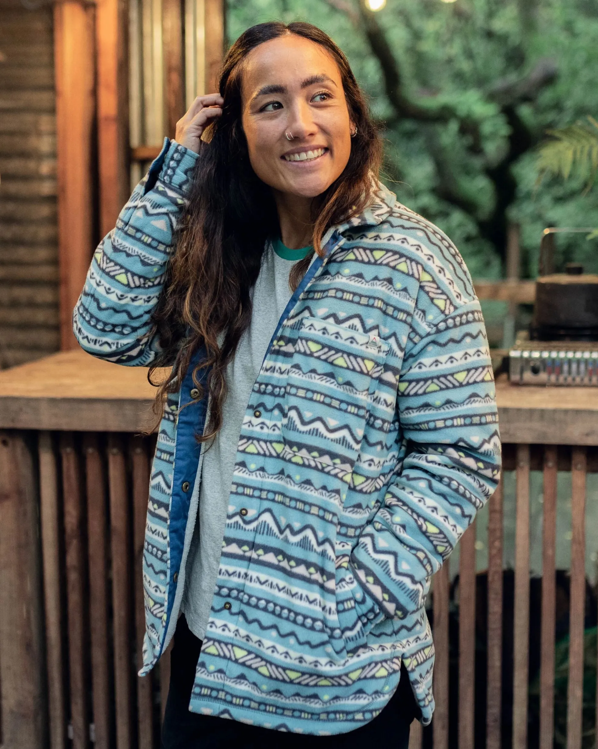 Women's Orion Sherpa-Lined Polar Fleece Shirt