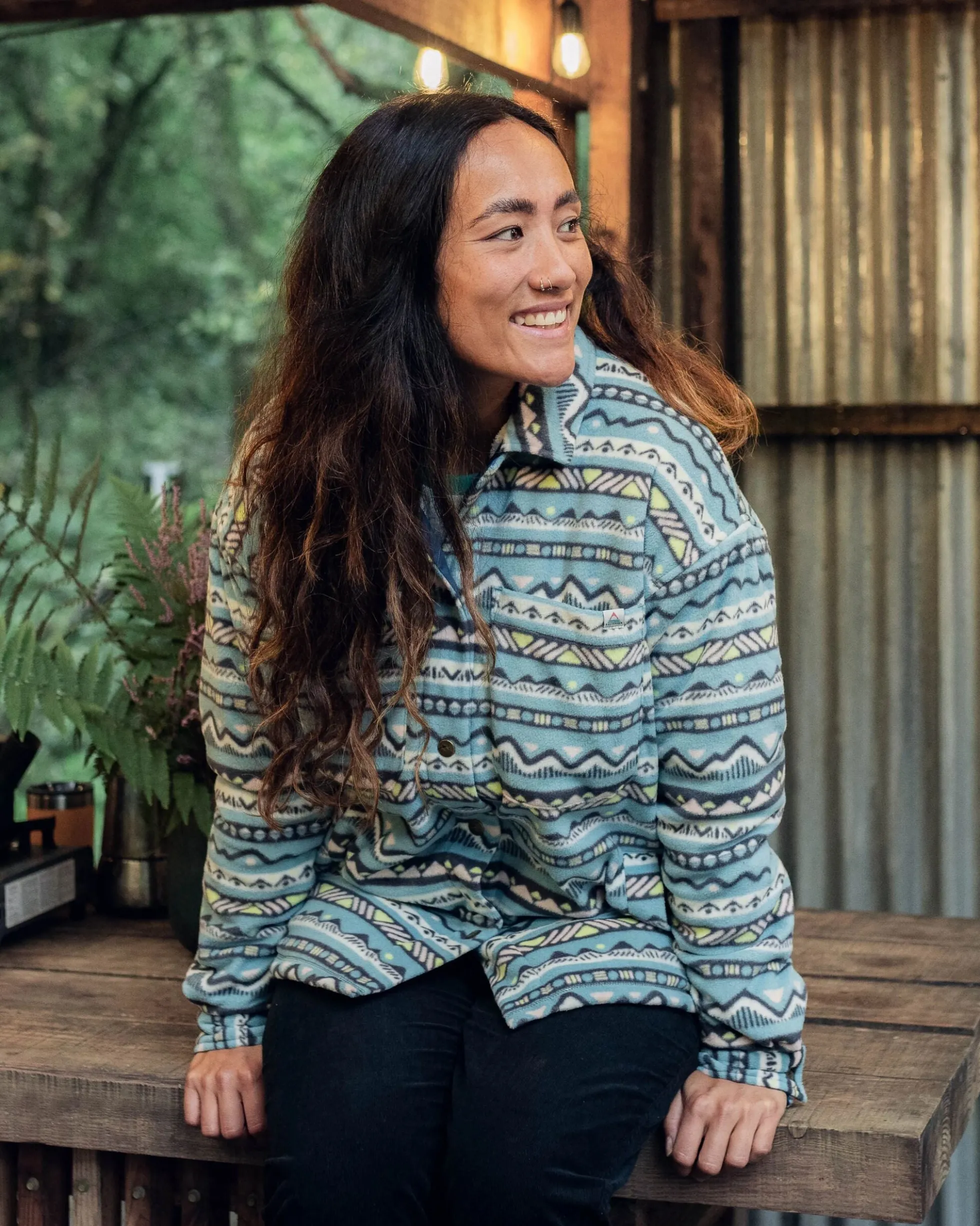 Women's Orion Sherpa-Lined Polar Fleece Shirt